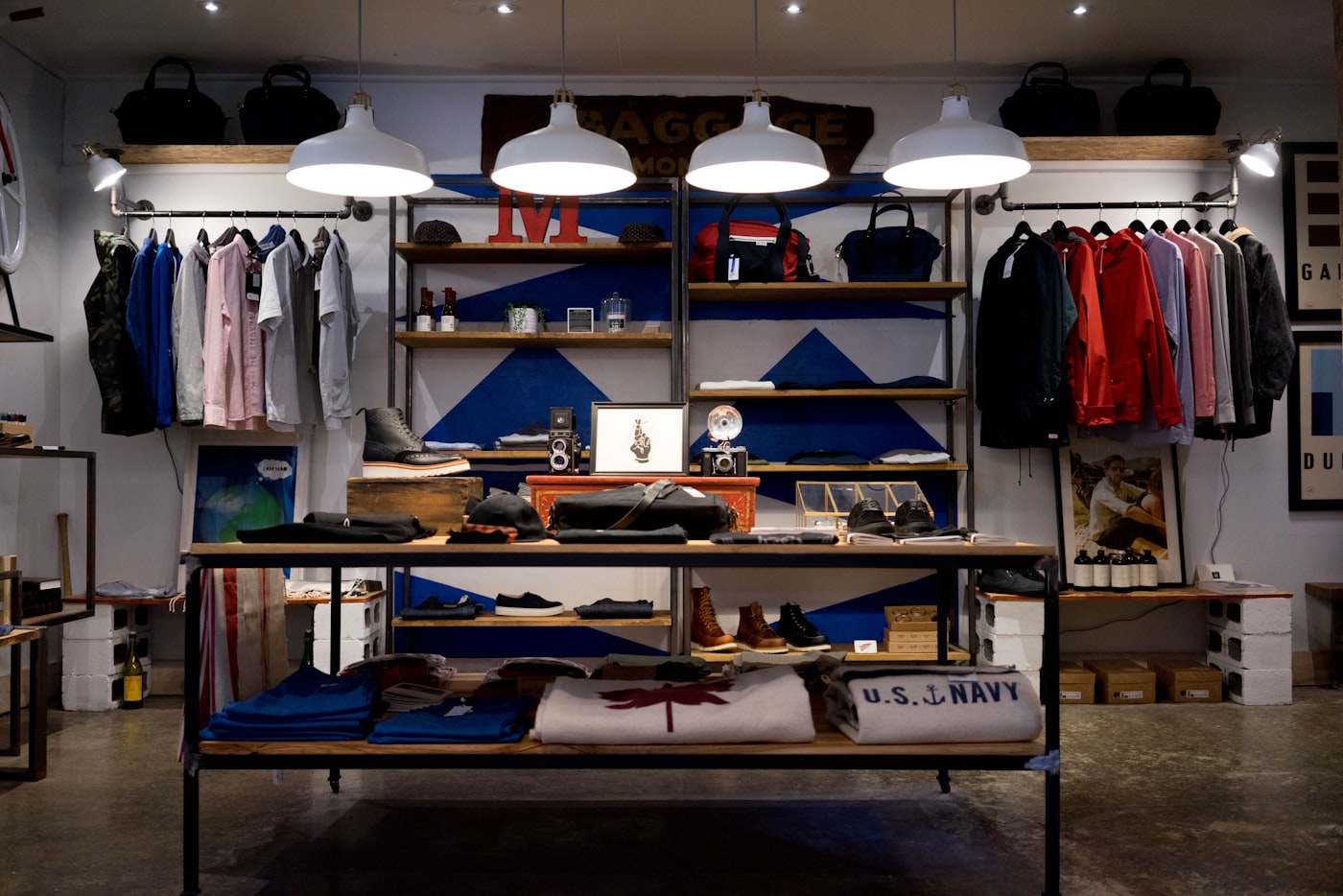 Magasin de détail pour illustrer les risques DUERP commerce